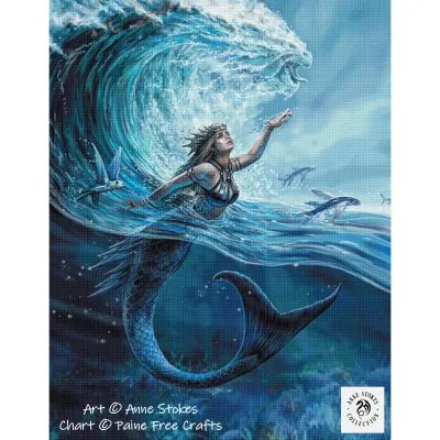 Elemental Sorceress – Water – Mermaid (supersize)